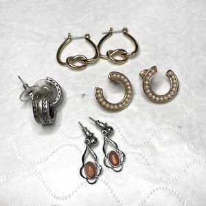 Four Pairs of Earrings